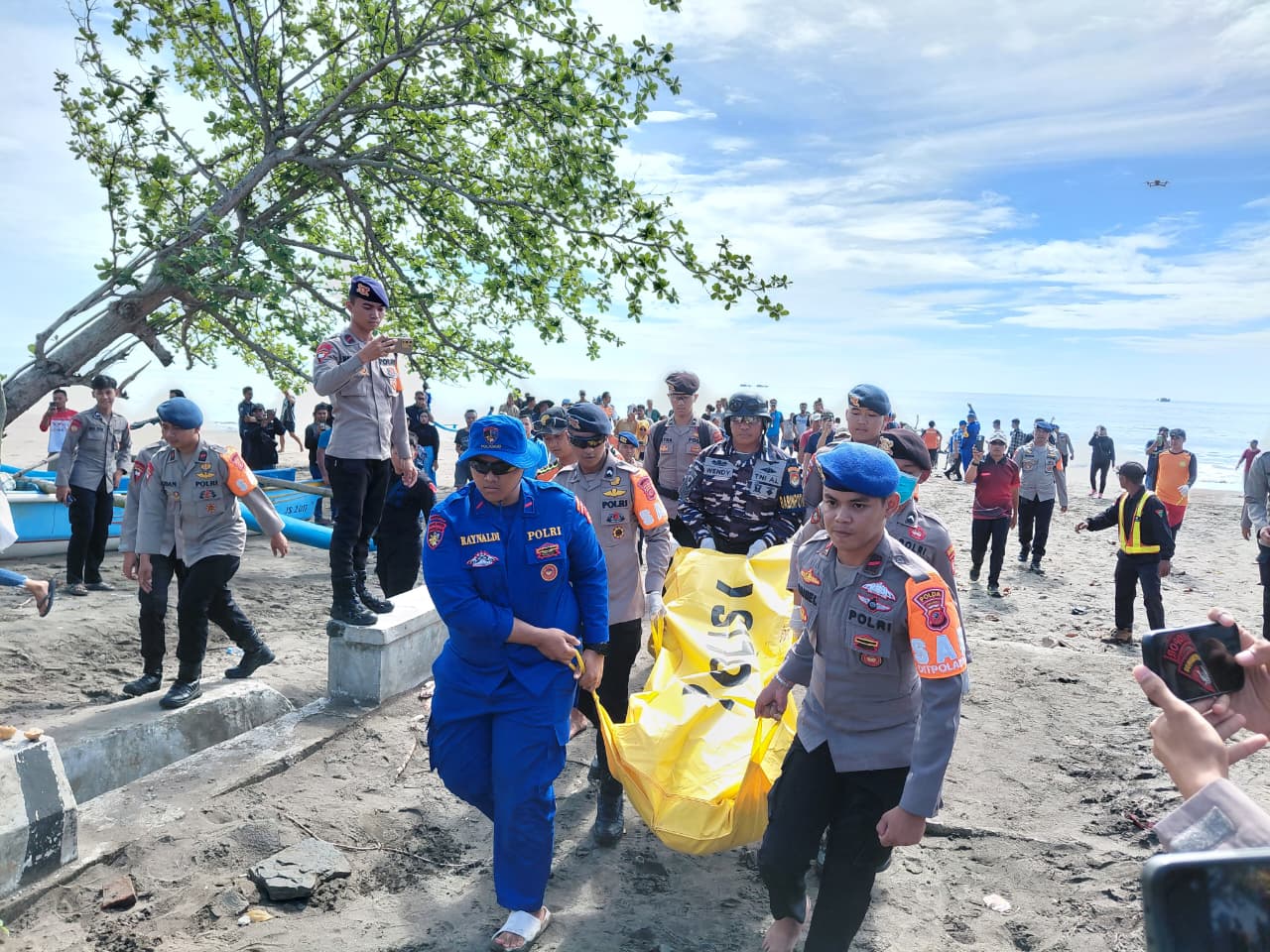 Pencarian Empat Hari, Korban Terjun Payung di Pangandaran Akhirnya Ditemukan 