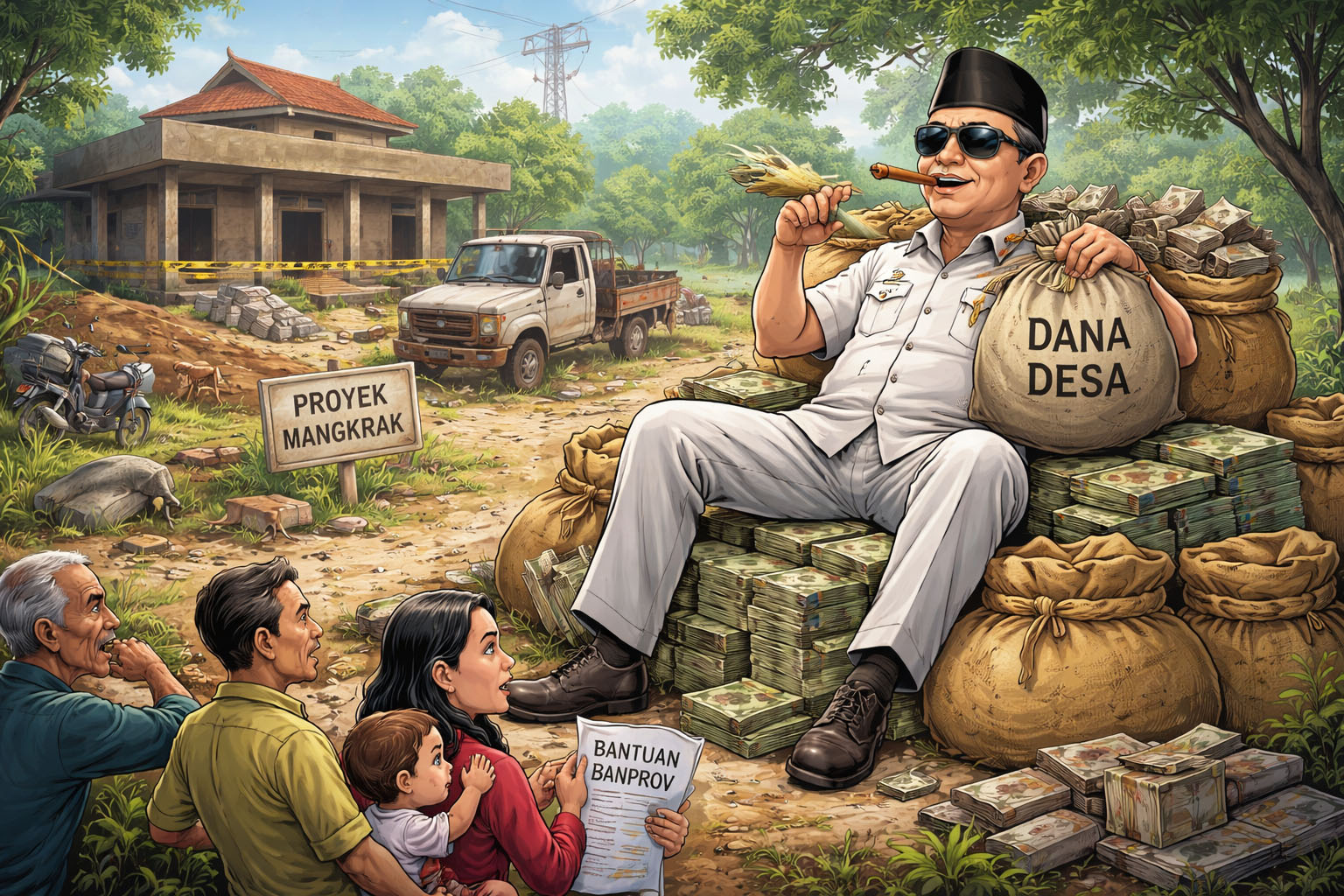 Buset,  Bantuan Provinsi Jabar Tidak Direalisasikan Terjadi di Desa Panundaan Ciwidey Kab. Bandung