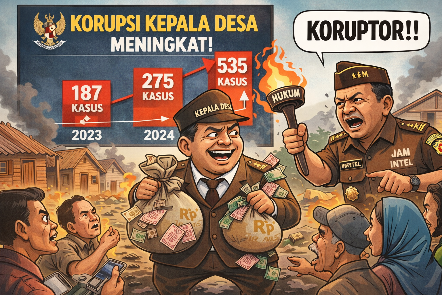 Ratusan Kepala Desa Terseret Korupsi, JAM Intel Ingatkan Penguatan Pengawasan