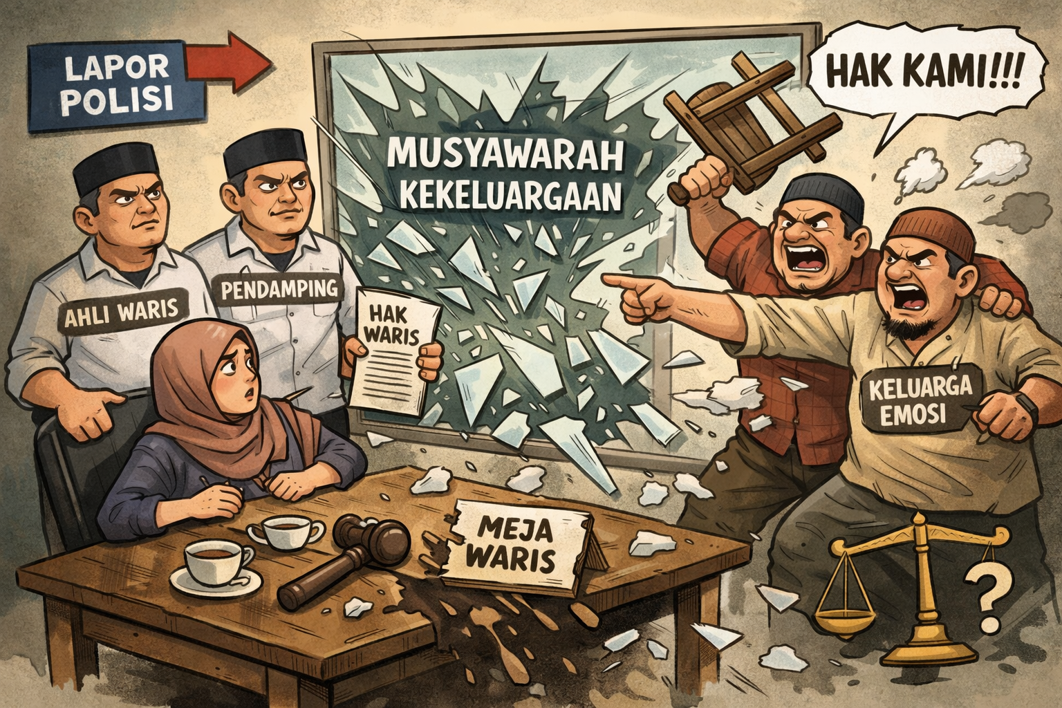 Pendampingan Ahli Waris Berujung Intimidasi, Laskar Prabowo 08 Garut Siap Tempuh Jalur Hukum