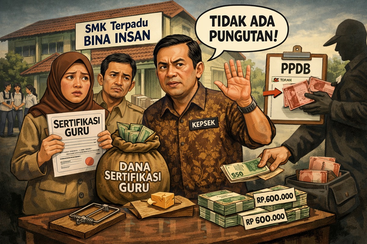 Diduga Terjadi Pungli Sertifikasi Guru, Begini Tanggapan Kepsek SMKS Terpadu Bina Insan