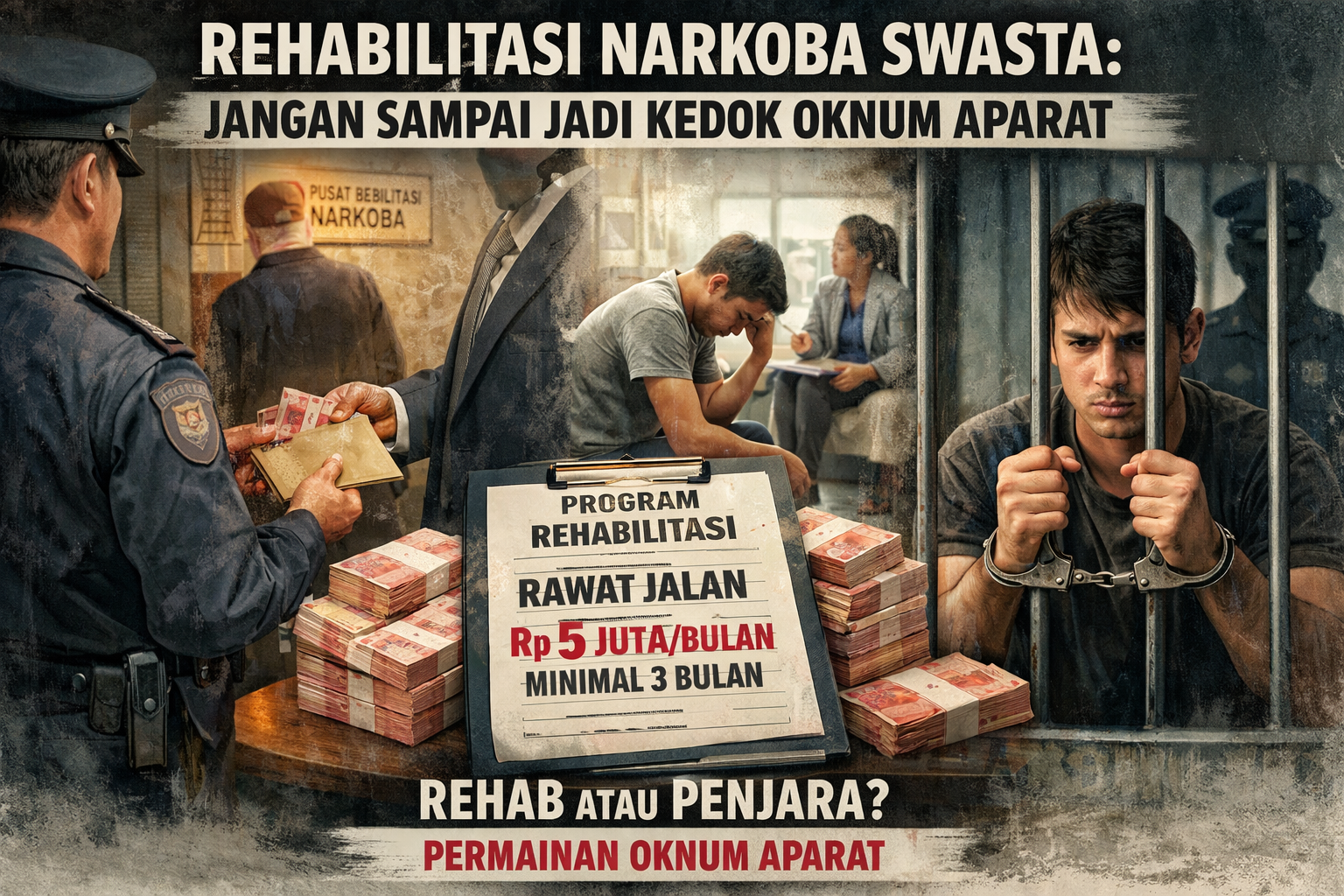 Rehabilitasi Narkoba Swasta: Jangan Sampai Jadi Kedok Oknum Aparat