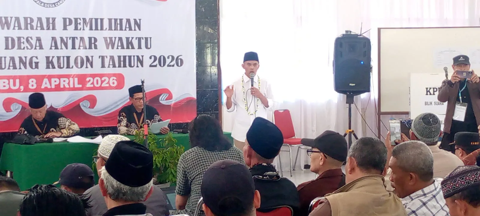 Acep Koswara Menang Telak di Pilkades PAW Desa Cangkuang Kulon 