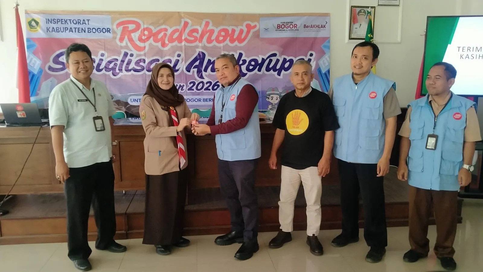 Inspektorat Kabupaten Bogor Perkuat Budaya Antikorupsi, Roadshow Digelar di Klapanunggal