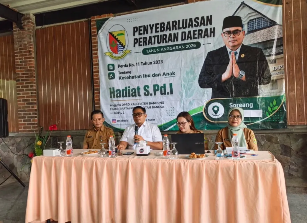 Hadiat Sosialisasikan Perda Kesehatan Ibu dan Anak, Dorong Penguatan Layanan demi Generasi Masa Depan Kabupaten Bandung