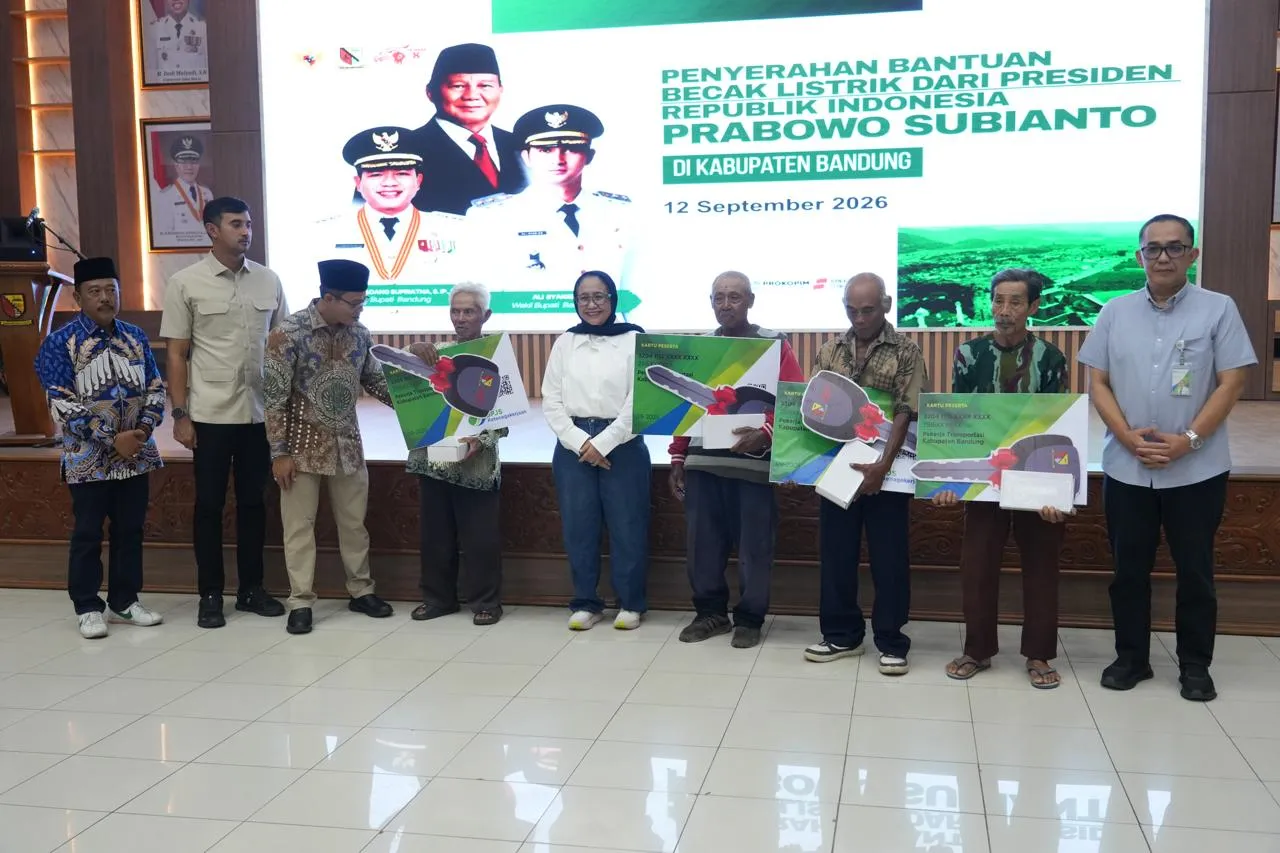 KDS Pastikan Bantuan 260 Becak Listrik Dimanfaatkan untuk Penghidupan Warga
